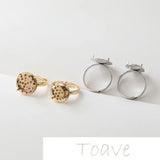 14K Gold-Coated Shower Head Net Plate Bottom Ring DIY Material Accessories