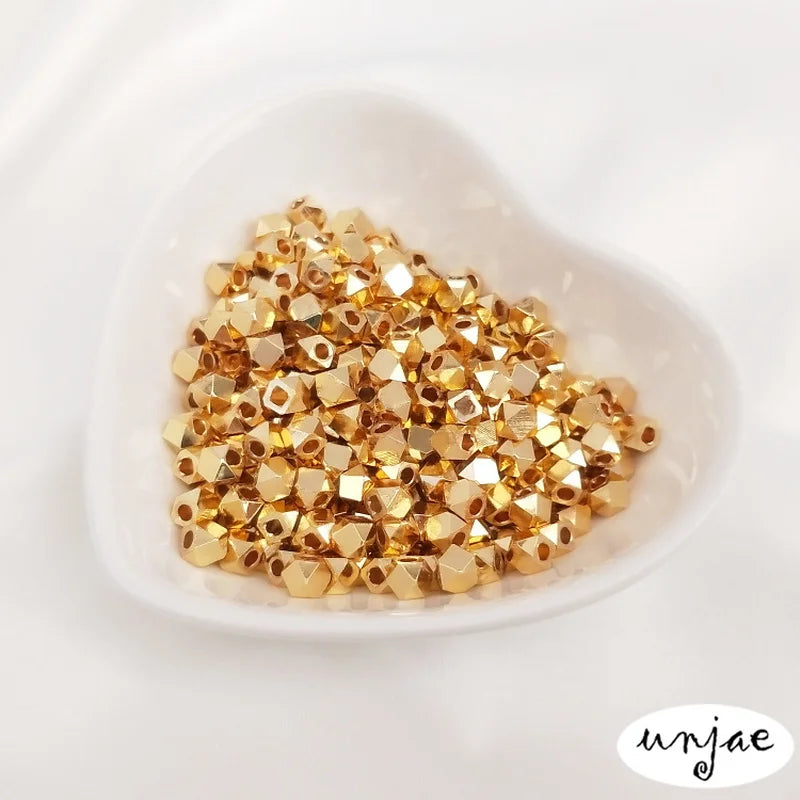 14K Preservation Cut Corner Beads Loose Beads DIY Jewelry Accessories