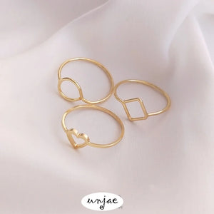 14K Geometric Hand-Wound Base Ring, DIY Preservation Support Ring