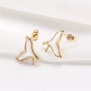 14K Fritillaria Pearl Earrings DIY Accessory