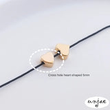 14K Heart-Shaped Beads, DIY Jewelry Pendant Accessories