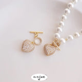 14K Gold Belt Pendant with Zircon OT Buckle, DIY Jewelry Accessory
