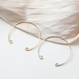 14K Gold-Covered Color-Preserving Copper Bracelet DIY Material Accessories