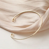14K Gold-Covered Color-Preserving Copper Bracelet DIY Material Accessories