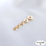 14K Gold-Covered Color-Preserving Beads DIY Bracelets Jewelry Accessories
