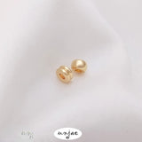 14K Double Wheel Bead Drum Loose Bead DIY Bracelet Accessories