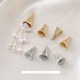 14K Retro Cap DIY Earrings Bracelet Set