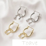 14K U-Shaped Belt Dangle Earrings DIY Hand-Made Material Accessories