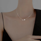 14K Gold-Plated Diamond Pendant Necklace for Women