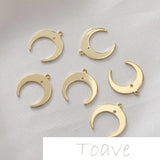 14K Gold-Plated Moon Series DIY Accessories