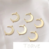 14K Gold-Plated Moon Series DIY Accessories