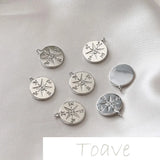 14K Gold-Plated Star Tag Pendant for DIY Necklace Bracelet