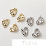 14K Gold-Plated Hollow Pendant for DIY Earrings
