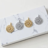 14K Gold-Plated Zircon Pendant DIY Accessory