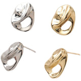 14K Gold-Plated Copper Earrings DIY Accessories
