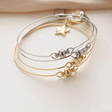 14K Gold-Plated Bracelet with Iron Buckle DIY Hand-Made Material