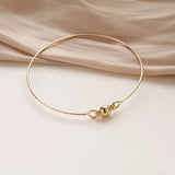 14K Gold-Plated Bracelet with Iron Buckle DIY Hand-Made Material