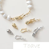 14K Plating Love O+T Buckle Link DIY Beaded Bracelet Necklace