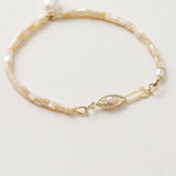 14K Retro Horse Eye Pearl DIY Necklace Bracelet Link Buckle