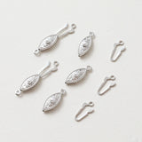 14K Retro Horse Eye Pearl DIY Necklace Bracelet Link Buckle