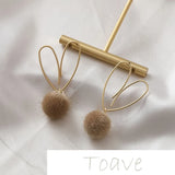 14K Matte Peach Heart Earrings DIY Love Accessories