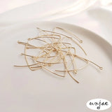 14K Light Copper-Clad V Ear Hook DIY Earrings Accessories