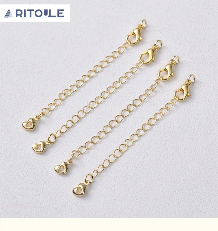 14K Lobster Buckle Chain for DIY Bracelet Necklace