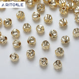14K Plated Diamond Bead for DIY Necklace and Bracelet