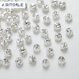 14K Plated Diamond Bead for DIY Necklace and Bracelet