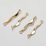 14K Plated Color-Preserving Double Hanging Buckle DIY Necklace Bracelet