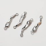 14K Plated Color-Preserving Double Hanging Buckle DIY Necklace Bracelet
