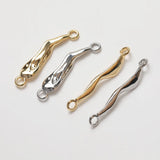 14K Plated Color-Preserving Double Hanging Buckle DIY Necklace Bracelet