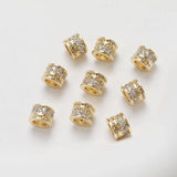 14K Diamond-Encrusted Beads DIY Necklace Bracelet Material