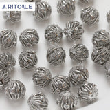 14K Plated Retro Beads DIY Beaded Material Accessories