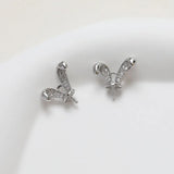 14K Plated Rabbit Copper Zircon Cap DIY Hand-made Accessories