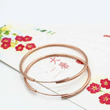 14K Rose Hoop Earrings Purple Punk Glamour Party Jewelry for Women
