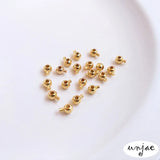 14K18K Round Positioning Beads Snap Buckle for DIY Silver Bracelet Necklace