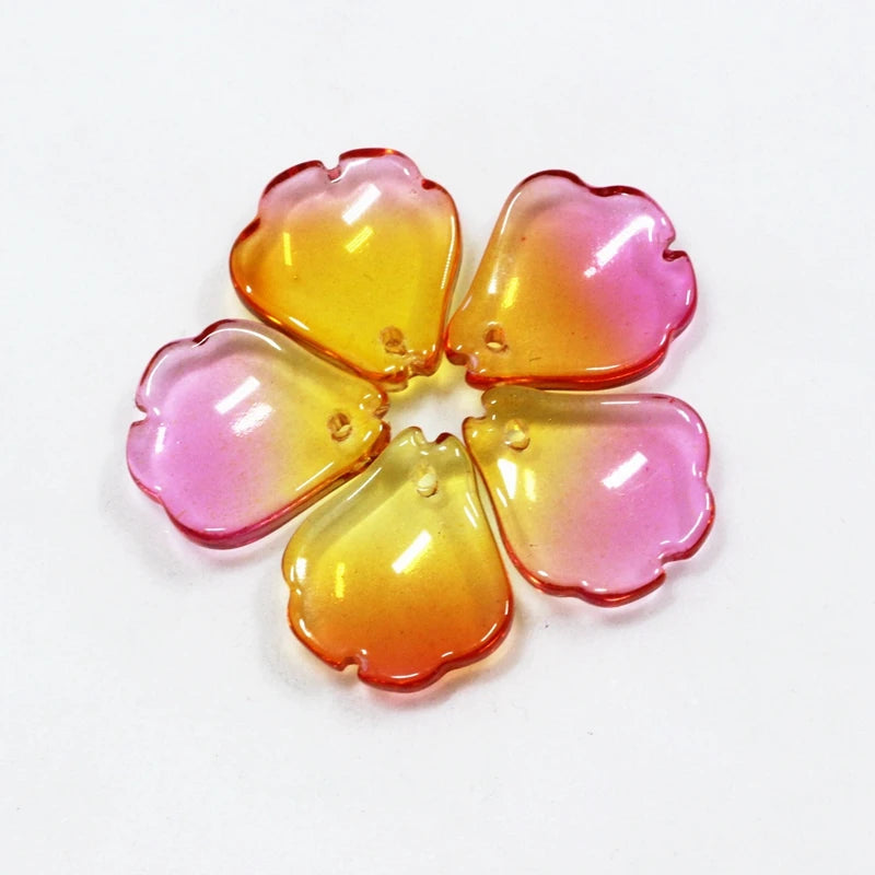 14MM 100Pcs Czech Crystal Glass Charms Diy Beads