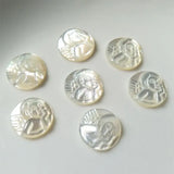 10Pcs 100% Natural Pearl Mother Shell Angel Style Jewellery Pendants