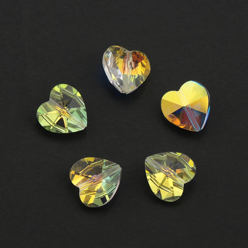 DIY Crystal Glass Beads for Earring Bracelet Necklace Making