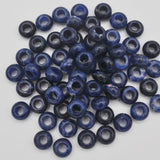 14MM Brazilian Sodalite Big Hole Beads Charms for Bracelet (5 pcs/lot)
