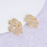 14MM Copper Flower Bead Caps Spacers for DIY Jewelry Making
