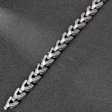 14MM Titanium Steel Bracelet for Men Hiphop Jewelry