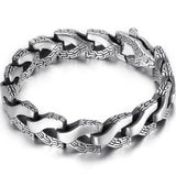 14MM Titanium Steel Bracelet for Men Hiphop Jewelry