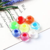 Mixed Colorful Resin Faceted Beads 100pcs/lot DIY Bracelet Charms