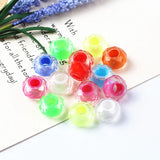 Mixed Colorful Resin Faceted Beads 100pcs/lot DIY Bracelet Charms