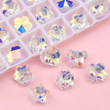 14MM Crystal AB Beads 28pcs Straight Hole Sew On Glass Bead DIY Jewelry