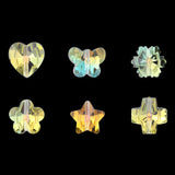 14MM Crystal AB Beads 28pcs Straight Hole Sew On Glass Bead DIY Jewelry