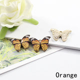 14PCS Colourful Enamel Butterfly Pendants Small Animal Findings