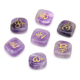 Amethyst Square Bead for Jewelry Making DIY Accessories